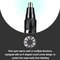 Nose Hair Trimmer Men Rechargeable Ear Cleaner & Eyebrow Shaper, Portable Electric Beard Facial Hair Removal Machine
