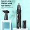 Nose Hair Trimmer Men Rechargeable Ear Cleaner & Eyebrow Shaper, Portable Electric Beard Facial Hair Removal Machine