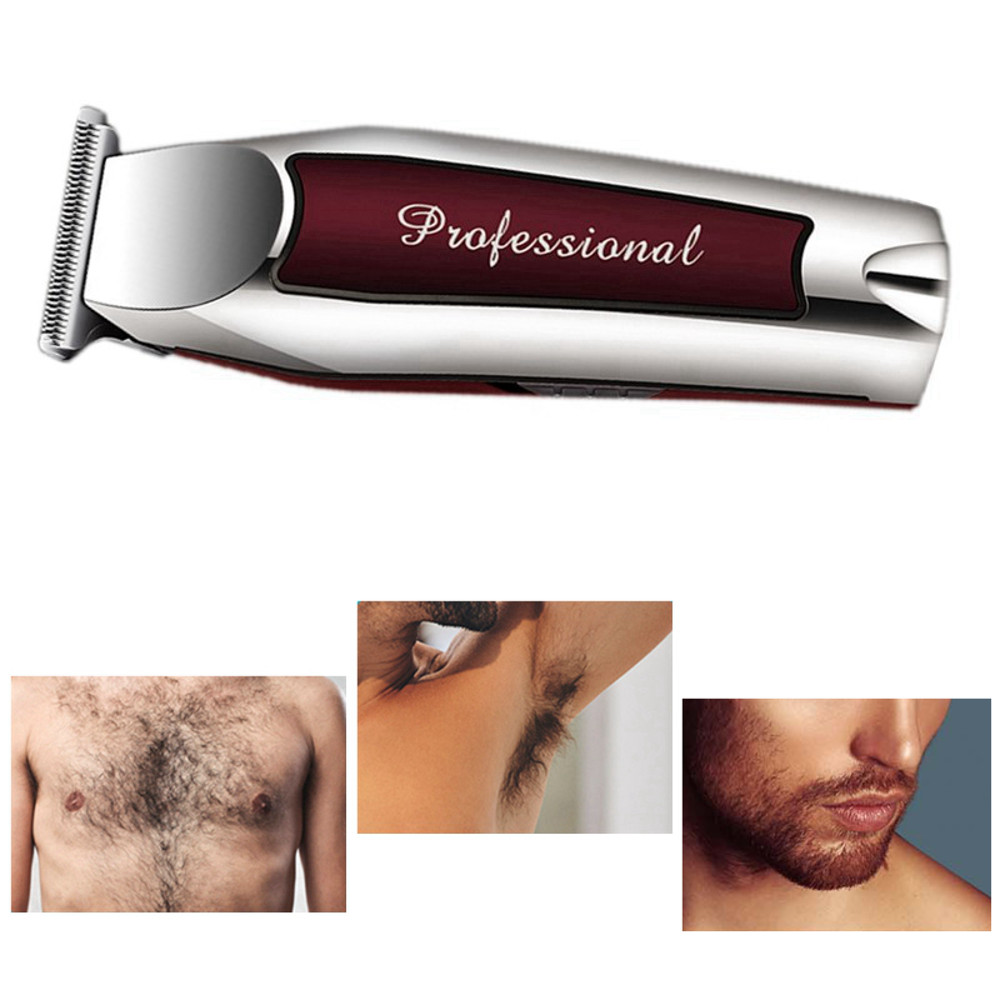 Professional Cordless Hair Clipper for Men, Rechargeable Beard Trimmer, Grooming Hair Cutting Machine with Sharp Edge