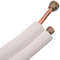 3Meter Air Conditioner Pair Coil Tube 1/4In 3/8In Insulated Aluminum Wire Set Air Conditioner Parts Refrigerant Tube