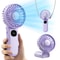 Portable Handheld Fan with LED Display, Foldable 3000mAh Rechargeable Battery Mini Fan for Outdoor, Beach & Travel