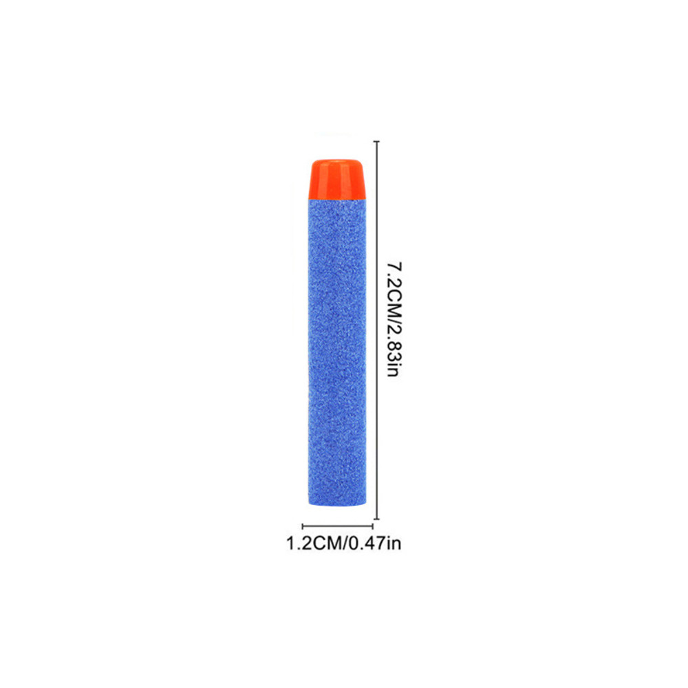 Blue Round Head Bullets Foam EVA Nerf N Strike Elite Series Refill Toy Gun Darts 1