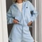 Two-Piece Casual Tracksuit for Women, Oversize Cotton Pink Top and Shorts Set, Spring Women's Summer Suit with Shorts