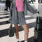 Two-Piece Casual Tracksuit for Women, Oversize Cotton Pink Top and Shorts Set, Spring Women's Summer Suit with Shorts