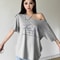 Nibber Letter Print Casual Relax T-Shirt for Women, Hot New Fashionable Summer Street Style Top, Versatile Trendy Tee