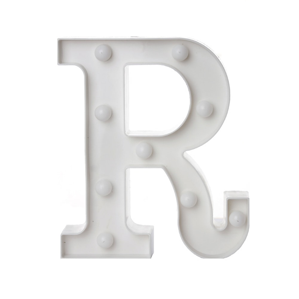 Battery Powered Alphabet Letter LED Lights, Luminous Warm Night Number Lamp for Home Decor, Christmas, Wedding, Birthday