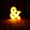 Battery Powered Alphabet Letter LED Lights, Luminous Warm Night Number Lamp for Home Decor, Christmas, Wedding, Birthday