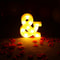 Battery Powered Alphabet Letter LED Lights, Luminous Warm Night Number Lamp for Home Decor, Christmas, Wedding, Birthday