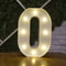 Battery Powered Alphabet Letter LED Lights, Luminous Warm Night Number Lamp for Home Decor, Christmas, Wedding, Birthday