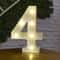 Battery Powered Alphabet Letter LED Lights, Luminous Warm Night Number Lamp for Home Decor, Christmas, Wedding, Birthday