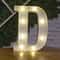Battery Powered Alphabet Letter LED Lights, Luminous Warm Night Number Lamp for Home Decor, Christmas, Wedding, Birthday