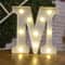 Battery Powered Alphabet Letter LED Lights, Luminous Warm Night Number Lamp for Home Decor, Christmas, Wedding, Birthday