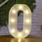Battery Powered Alphabet Letter LED Lights, Luminous Warm Night Number Lamp for Home Decor, Christmas, Wedding, Birthday