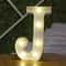 Battery Powered Alphabet Letter LED Lights, Luminous Warm Night Number Lamp for Home Decor, Christmas, Wedding, Birthday