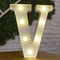 Battery Powered Alphabet Letter LED Lights, Luminous Warm Night Number Lamp for Home Decor, Christmas, Wedding, Birthday