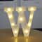Battery Powered Alphabet Letter LED Lights, Luminous Warm Night Number Lamp for Home Decor, Christmas, Wedding, Birthday