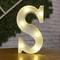 Battery Powered Alphabet Letter LED Lights, Luminous Warm Night Number Lamp for Home Decor, Christmas, Wedding, Birthday