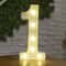 Battery Powered Alphabet Letter LED Lights, Luminous Warm Night Number Lamp for Home Decor, Christmas, Wedding, Birthday