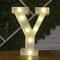 Battery Powered Alphabet Letter LED Lights, Luminous Warm Night Number Lamp for Home Decor, Christmas, Wedding, Birthday
