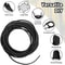 High-Quality Elastic Rope White/Black, Durable Sewing Rubber Band for Garment DIY, Tailor, Craft, Face Mask, and Stretch