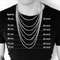 Basic Punk Cuban Chain Necklace for Men Women, Vintage Gold Solid Metal Curb Link Choker, Stainless Steel Jewelry