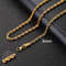 Basic Punk Cuban Chain Necklace for Men Women, Vintage Gold Solid Metal Curb Link Choker, Stainless Steel Jewelry