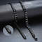 Basic Punk Cuban Chain Necklace for Men Women, Vintage Gold Solid Metal Curb Link Choker, Stainless Steel Jewelry