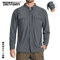 Men Fishing Shirt QuickDry Long Sleeve Mesh Breathable Outdoor Shirt For Hiking Work Cargo 0