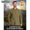 Men Fishing Shirt QuickDry Long Sleeve Mesh Breathable Outdoor Shirt For Hiking Work Cargo 2