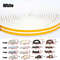 Self-Adhesive, Acoustic Foam Door Window Seal Strip, DIEP Rubber Weatherstrip for Insulation, Windproofing & Soundproof