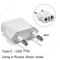 Plug Adapter, Travel Power Converter Euro Socket Electrical Outlet Charger for American to European Use