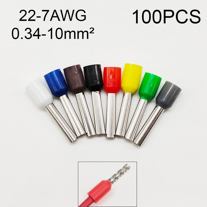 Electrical Wire Connectors Crimp Terminal Kit Insulated Ferrule Car Accessories Cable End Crimps Wire Terminal Connector