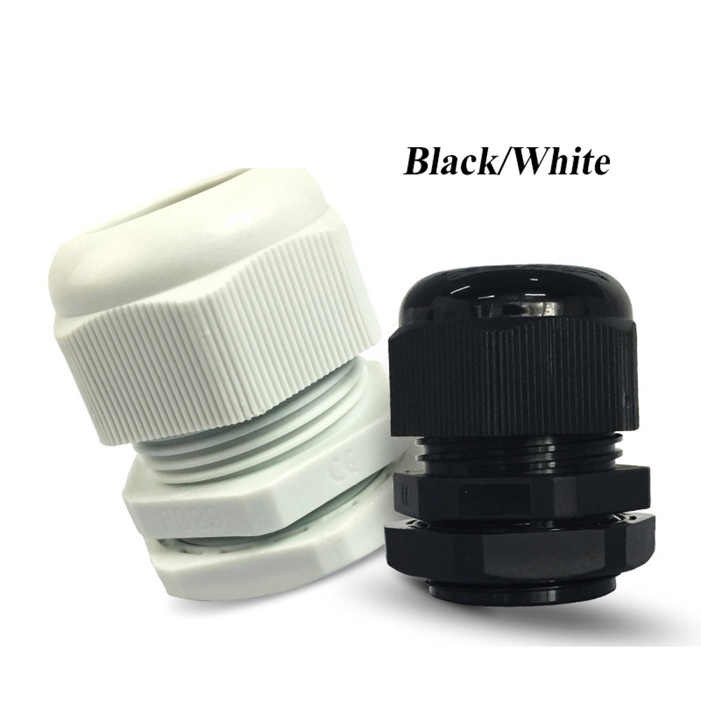 Waterproof Nylon Cable Gland Connector Joint, Cable Entry Fitting for Electrical Boxes, Panels, and Junction Enclosure
