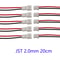 Mini JST 2 Pin Plug Jack Connector Cable Set, Male Female Electronic JST