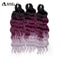 Noble Hair Synthetic Loose Deep Wave Braiding Hair Extensions Ombre Blonde Twist Crochet Curly Water Wave Braid