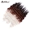 Noble Hair Synthetic Loose Deep Wave Braiding Hair Extensions Ombre Blonde Twist Crochet Curly Water Wave Braid