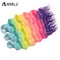 Noble Hair Synthetic Loose Deep Wave Braiding Hair Extensions Ombre Blonde Twist Crochet Curly Water Wave Braid