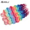 Noble Hair Synthetic Loose Deep Wave Braiding Hair Extensions Ombre Blonde Twist Crochet Curly Water Wave Braid