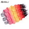 Noble Hair Synthetic Loose Deep Wave Braiding Hair Extensions Ombre Blonde Twist Crochet Curly Water Wave Braid