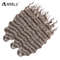 Noble Hair Synthetic Loose Deep Wave Braiding Hair Extensions Ombre Blonde Twist Crochet Curly Water Wave Braid
