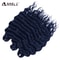 Noble Hair Synthetic Loose Deep Wave Braiding Hair Extensions Ombre Blonde Twist Crochet Curly Water Wave Braid