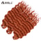 Noble Hair Synthetic Loose Deep Wave Braiding Hair Extensions Ombre Blonde Twist Crochet Curly Water Wave Braid