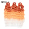 Noble Hair Synthetic Loose Deep Wave Braiding Hair Extensions Ombre Blonde Twist Crochet Curly Water Wave Braid
