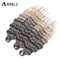 Noble Hair Synthetic Loose Deep Wave Braiding Hair Extensions Ombre Blonde Twist Crochet Curly Water Wave Braid