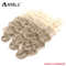 Noble Hair Synthetic Loose Deep Wave Braiding Hair Extensions Ombre Blonde Twist Crochet Curly Water Wave Braid