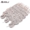Noble Hair Synthetic Loose Deep Wave Braiding Hair Extensions Ombre Blonde Twist Crochet Curly Water Wave Braid