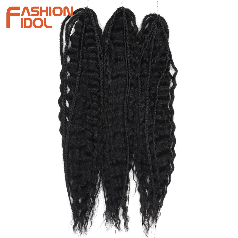 Ariel Hair Water Wave Crochet Braids, Synthetic Twist Curly Hair Ombre Blonde Brown Deep Wave Braiding Hair Extensions