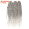 Ariel Hair Water Wave Crochet Braids, Synthetic Twist Curly Hair Ombre Blonde Brown Deep Wave Braiding Hair Extensions