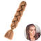 Jumbo Braid Hair Extensions, Ombre Kanekalon Synthetic Yaki Braids for Women, DIY Braiding Hair in Multiple Colors