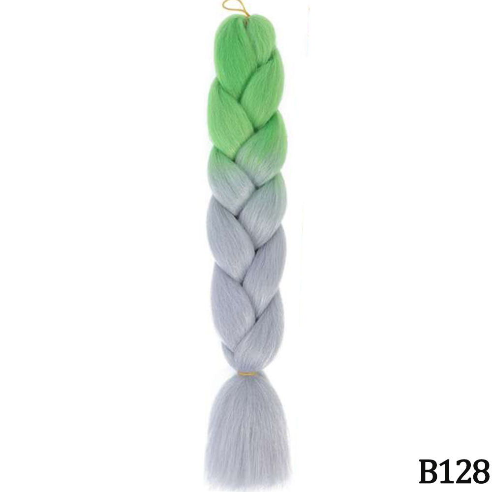 Jumbo Braid Hair Extensions, Ombre Kanekalon Synthetic Yaki Braids for Women, DIY Braiding Hair in Multiple Colors